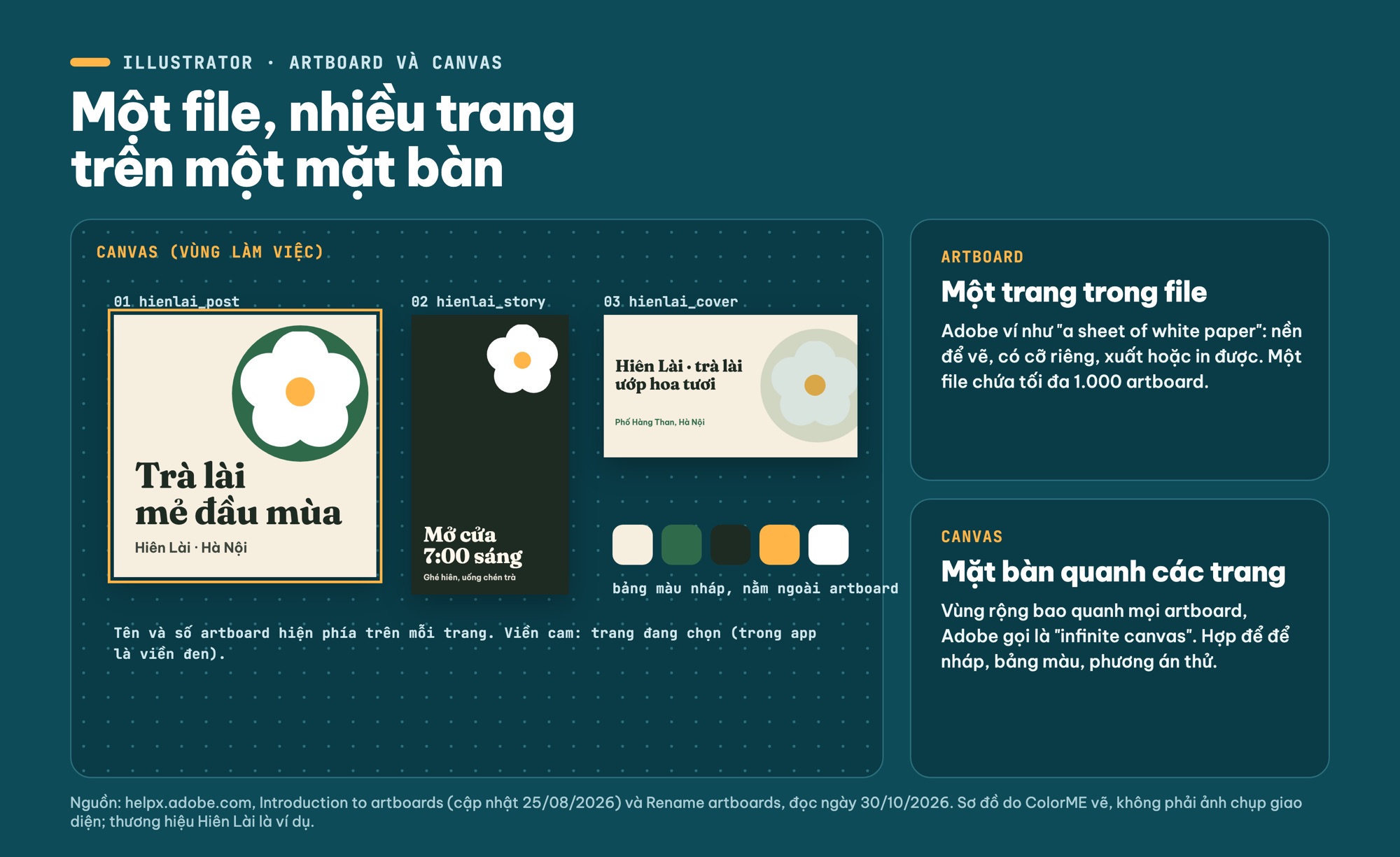 Artboard và canvas trong Illustrator