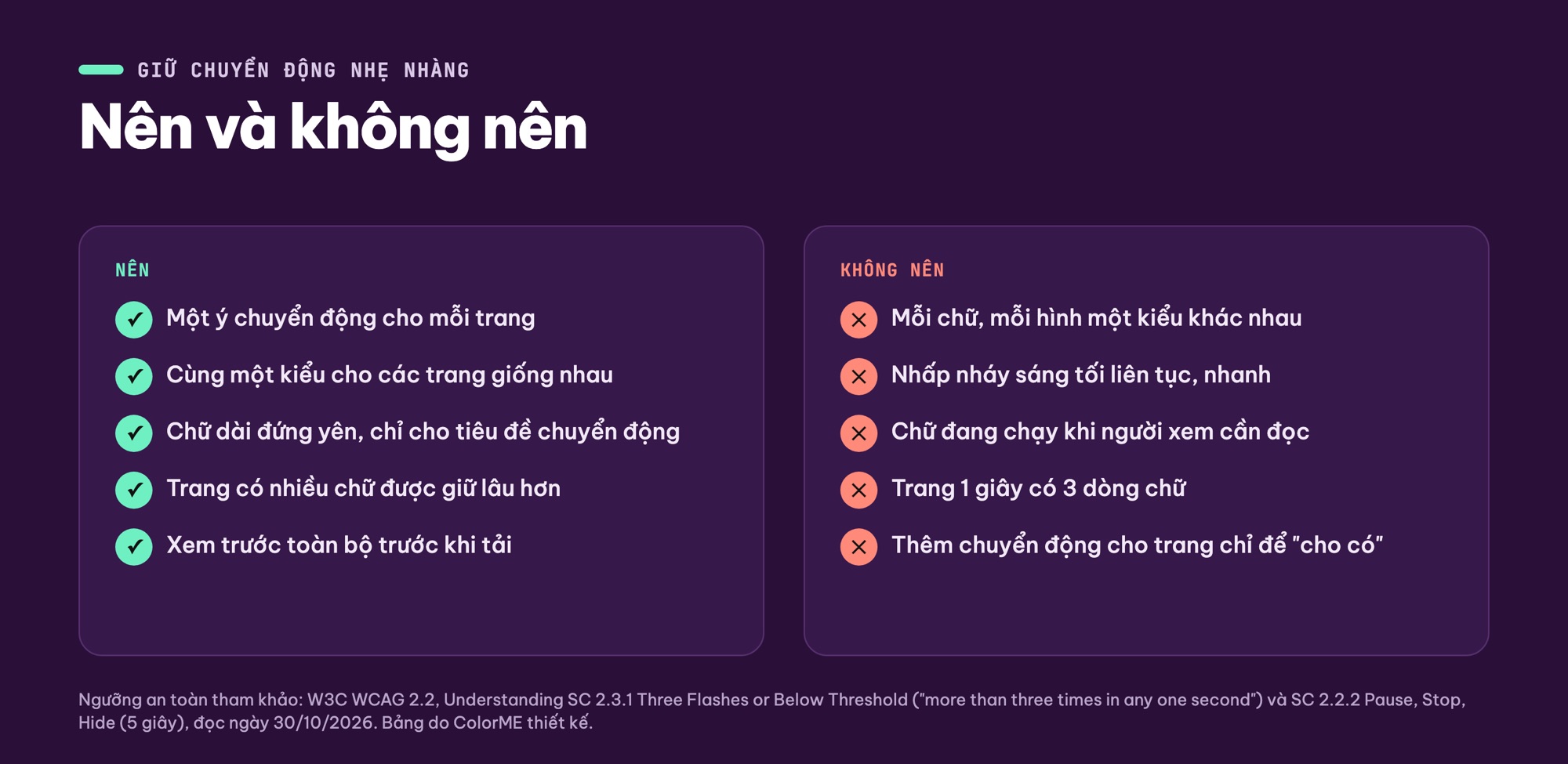 Nên và không nên khi làm hoạt hình trên Canva