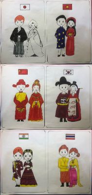 Topic: Trang phục áo cưới truyền thống của 6 quốc gia