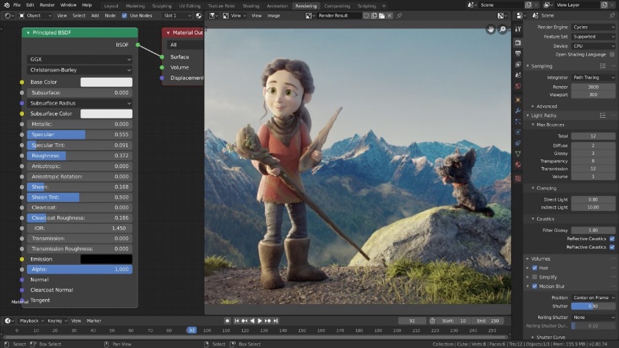  Blender giúp tạo ra các mẫu 3D và sắp xếp chúng trong các cảnh vẽ, giúp nâng cao hiệu quả và chất lượng của hình ảnh.