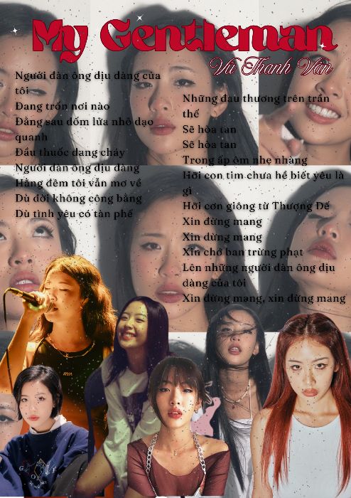 Poster lyrics bài hát