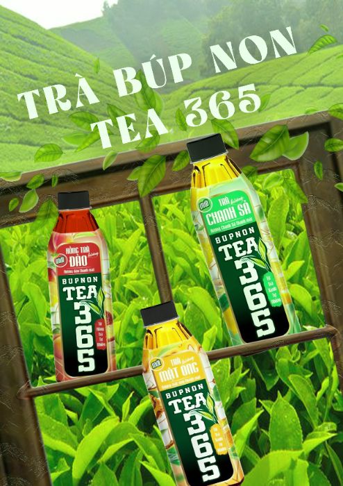POSTER TRÀ BÚP NON TEA365