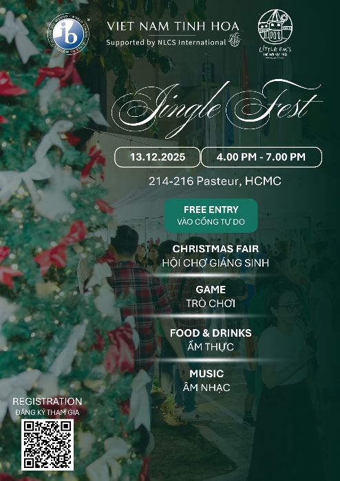 Poster Christmas event for school