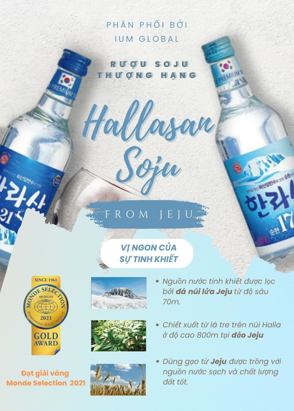 Poster rượu Soju