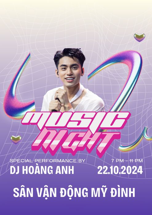 Thiết kế 1 poster truyền thông về sự kiện: Poster ca nhạc