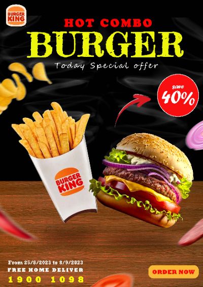 POSTER BURGER KING