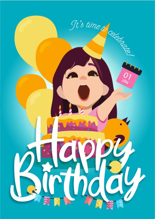 Thiệp Happy Birthday