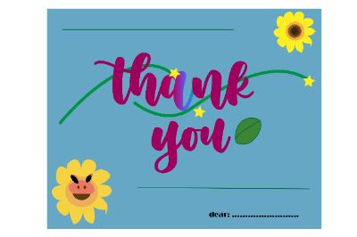 làm thiệp thank you