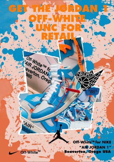 "Air Jordan 1 UNC"