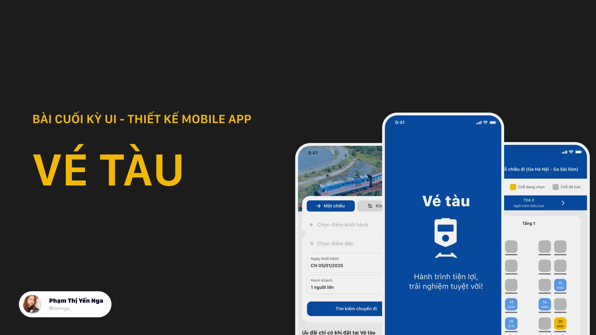 BT CUỐI KÌ UI - REDESIGN MOBILE APP