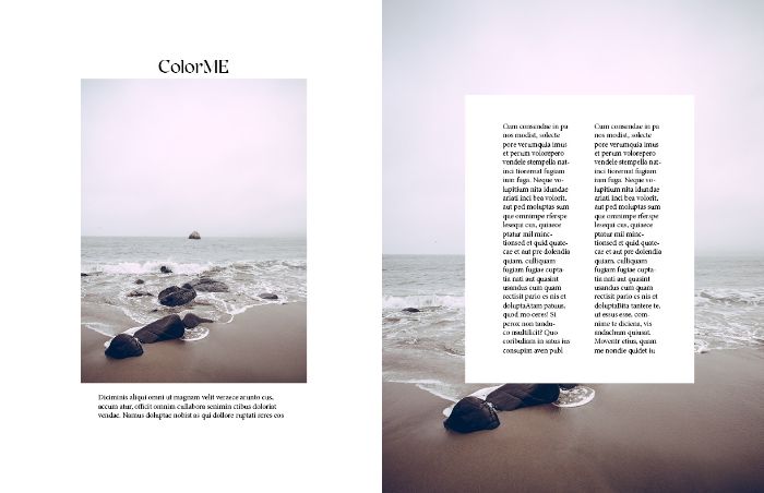 BTVN ID - Buổi 1: Hoàn thiện theo mẫu 2 trang layout spreads bất kì