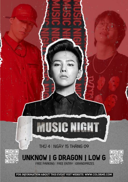 Poster Music Design - Nguyễn Trung Trí BTGK.B3