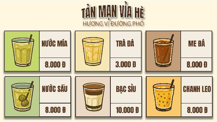 UỐNG PHÀ LÊ (BỘ SƯU TẬP 6 ĐỒ UỐNG VỈA HÈ VIỆT NAM)