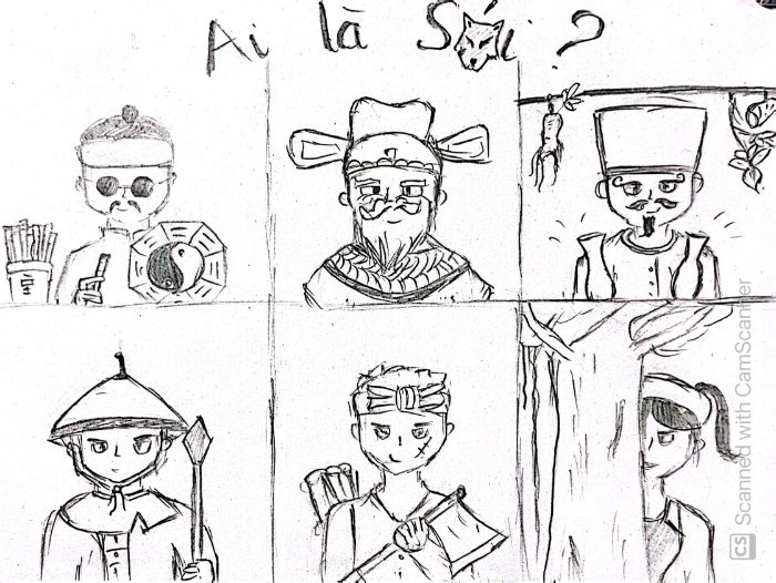 Collection 6 nhân vật ma sói phiên bản dân gian Việt