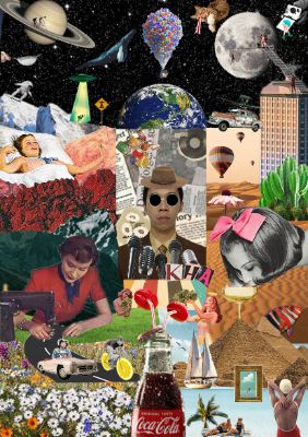 Collage art profile