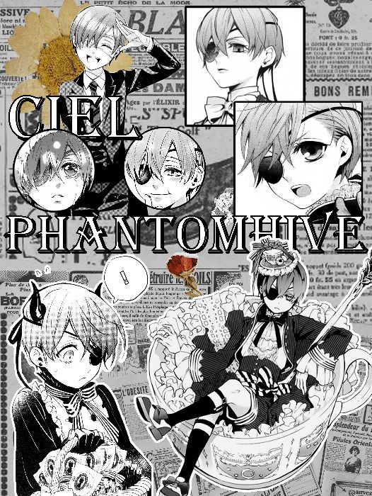 Ciel Phantomhive + Style Collage