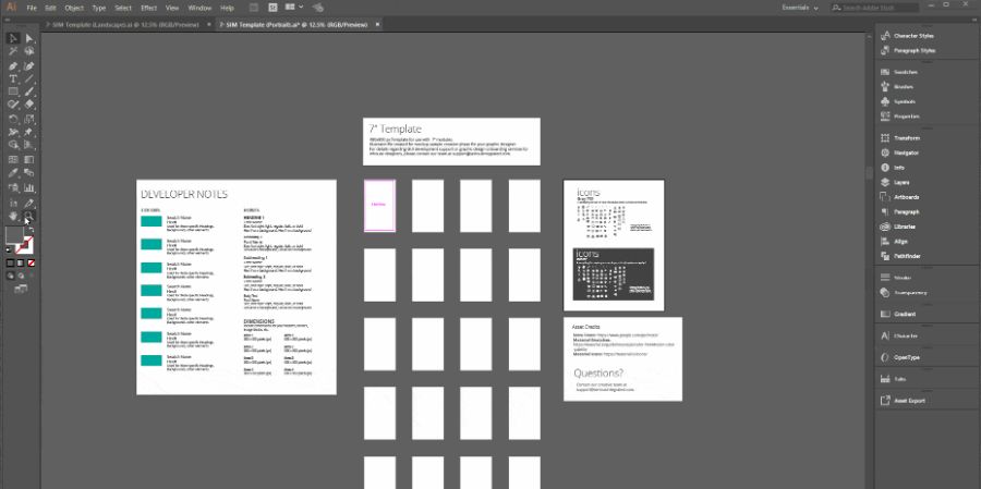 Sự khác biệt giữa Photoshop với Illustrator #03: Phạm vi làm việc của workspace
