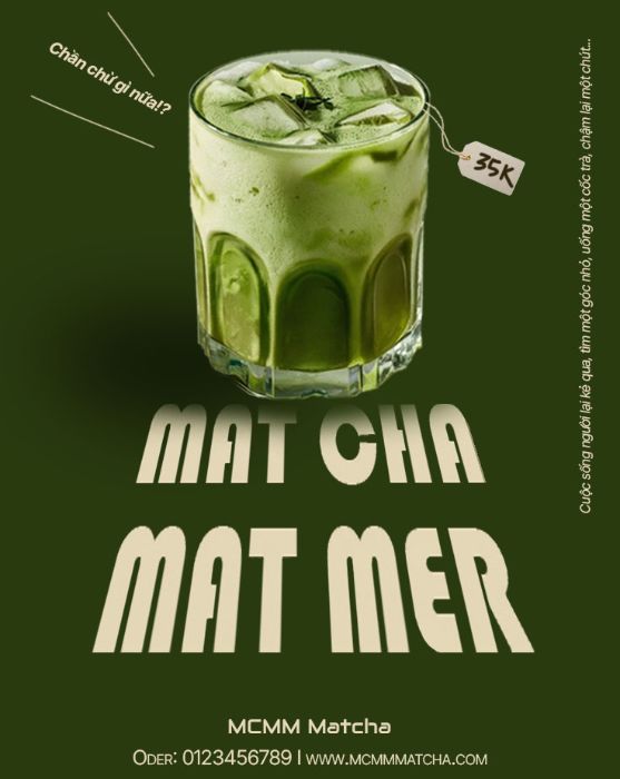 matcha mát mẻ