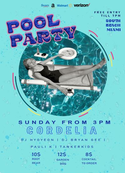 summer pool party