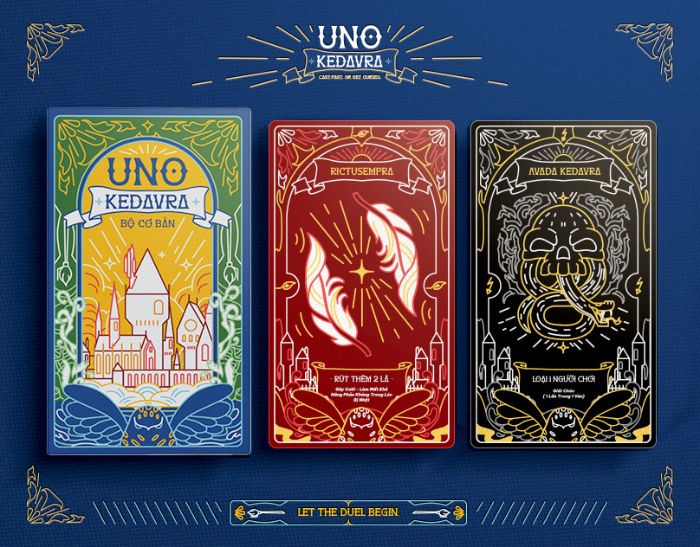 Boardgame UNO Kedavra x Harry Potter