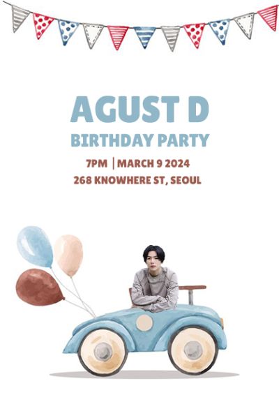 Agust D birthday