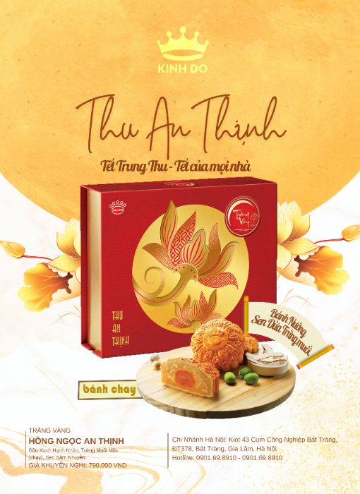 Poster Bánh Trung Thu Kinh Đô