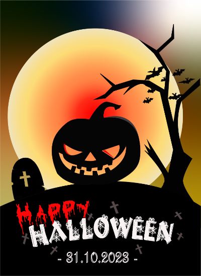 Bài giữa kì - poster halloween