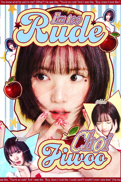HWPS - Section 2RUDE! (Jiwoo Poster)