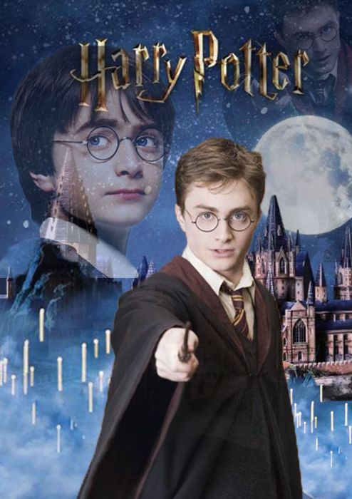 Bài tập cắt ghép tự do buổi 1- Harry Potter