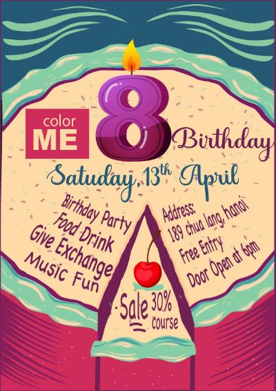 Happy Birthday Colorme 8 years