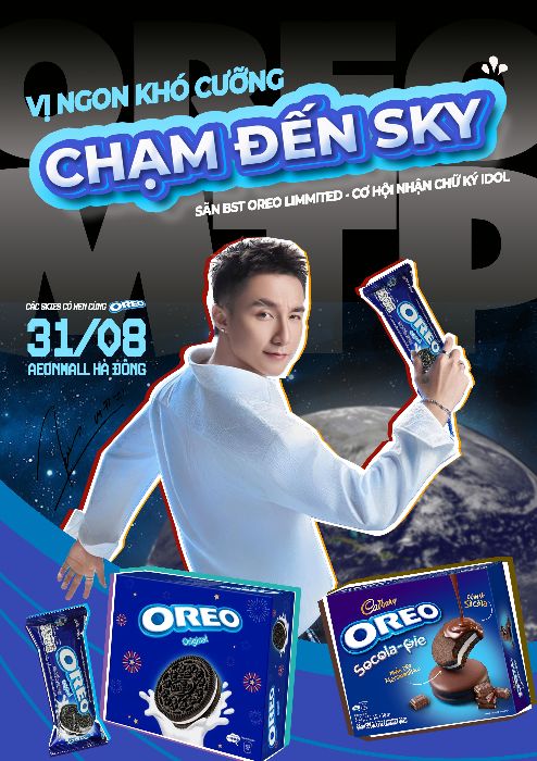 poster sự kiện collab STxOreo