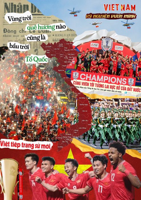 Anh Thư _BTVN2_Collage Art_Khối yêu nước