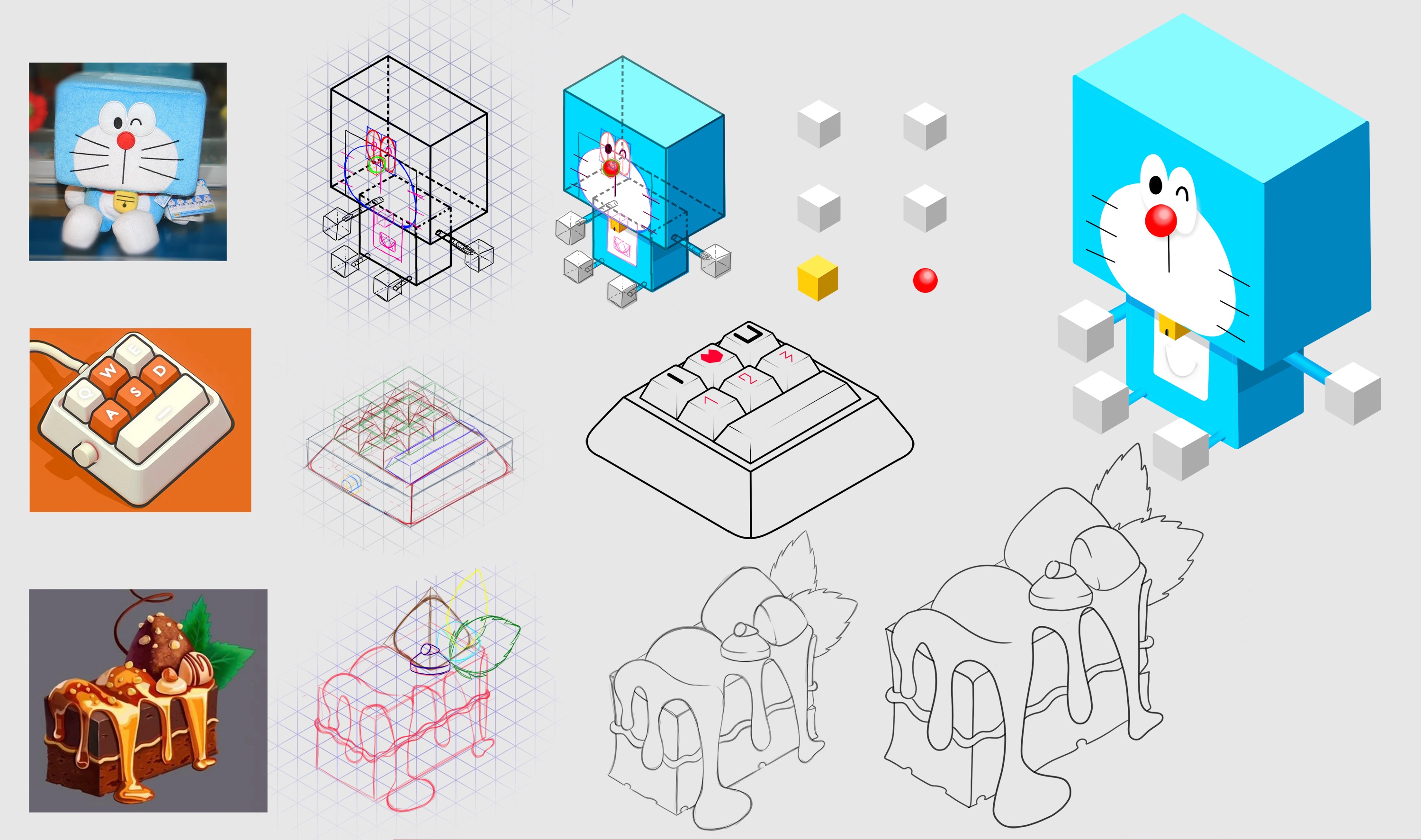 Phối cảnh isometric_buổi 5_Lâm Lê Phú Gia