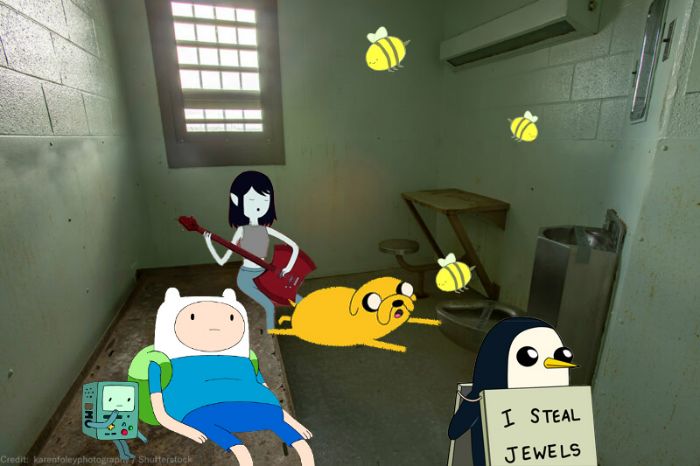 Finn và những người bạn đi tù