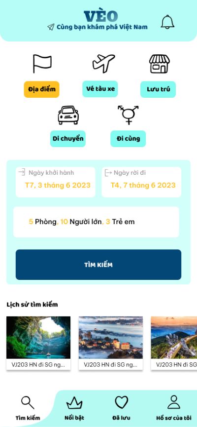 VŨ NGỌC ÁNH - Travel App