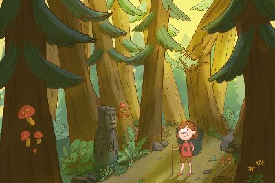 Study tranh theo phong cách phim hoạt hình Gravity Falls