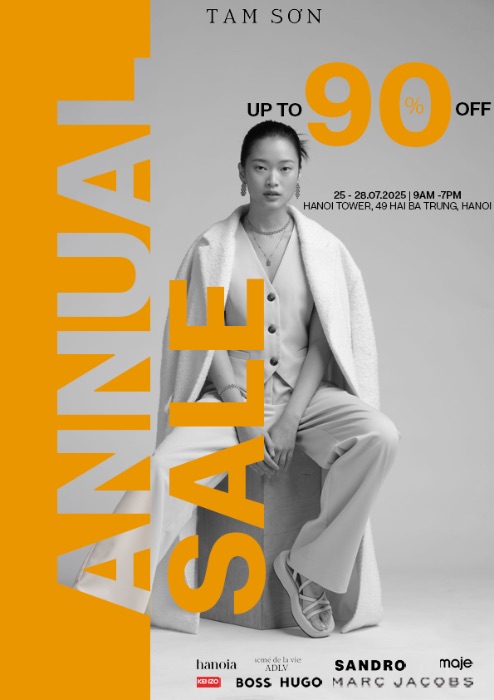 POSTER SỰ KIỆN ANNUAL SALE