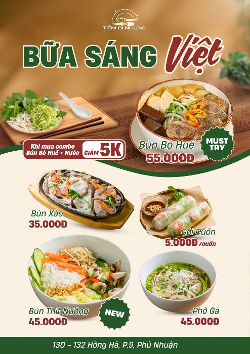Bài tập giữa kỳ - Poster quán đồ ăn sáng