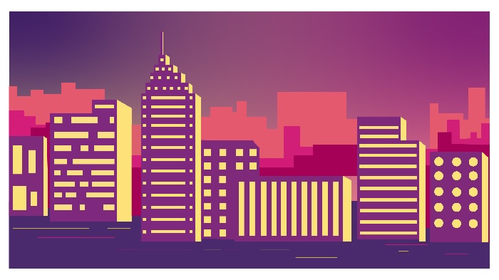 Flat Cityscape