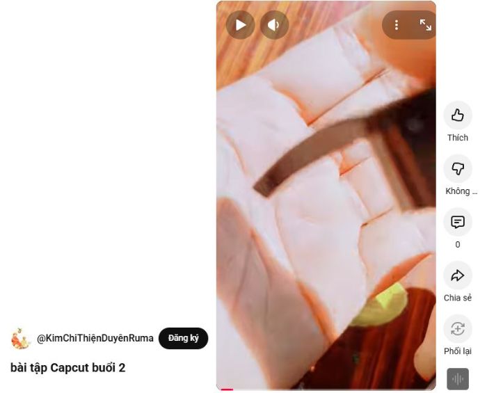 bài tập Capcut 132.1 buổi 2