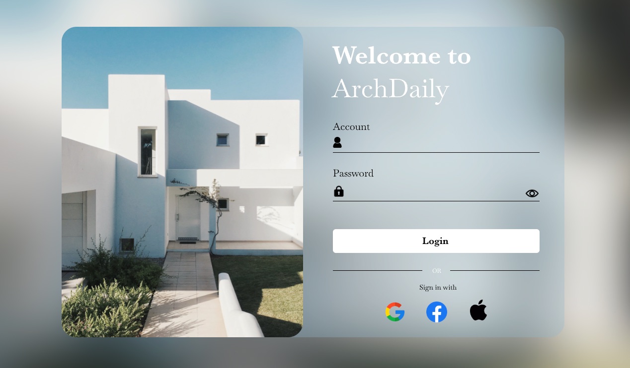 Login Interface