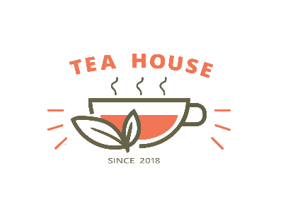 thiết kế logo tea coffee bài tập 3