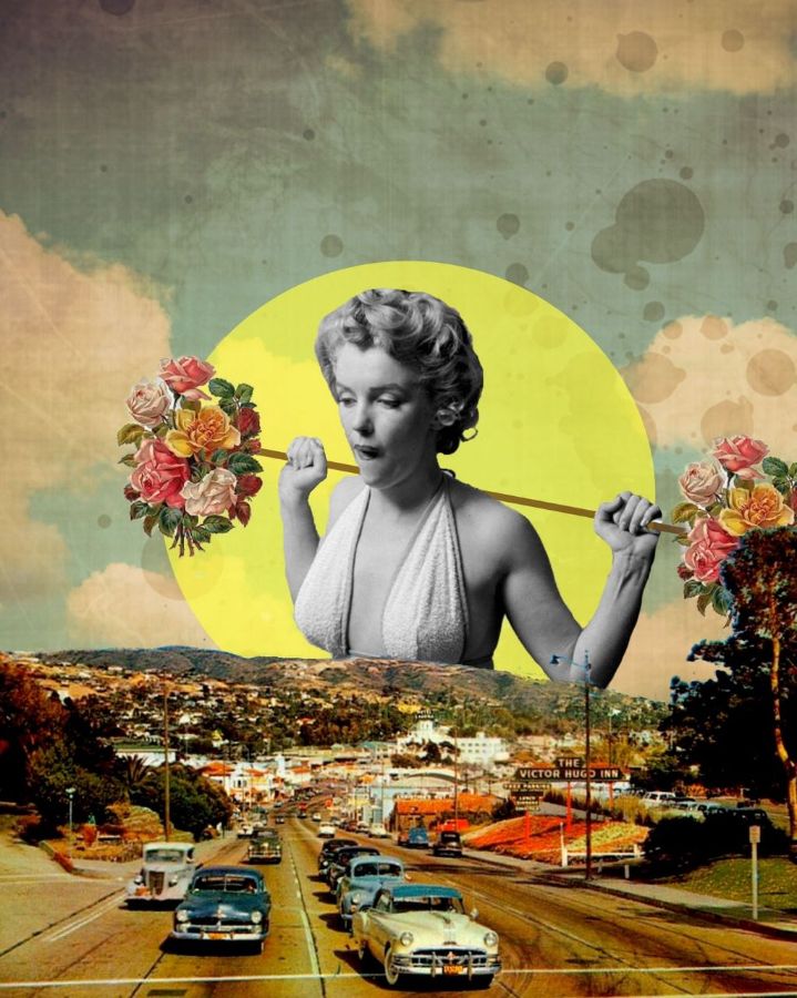 Một sản phẩm collage art (nguồn: sưu tầm)