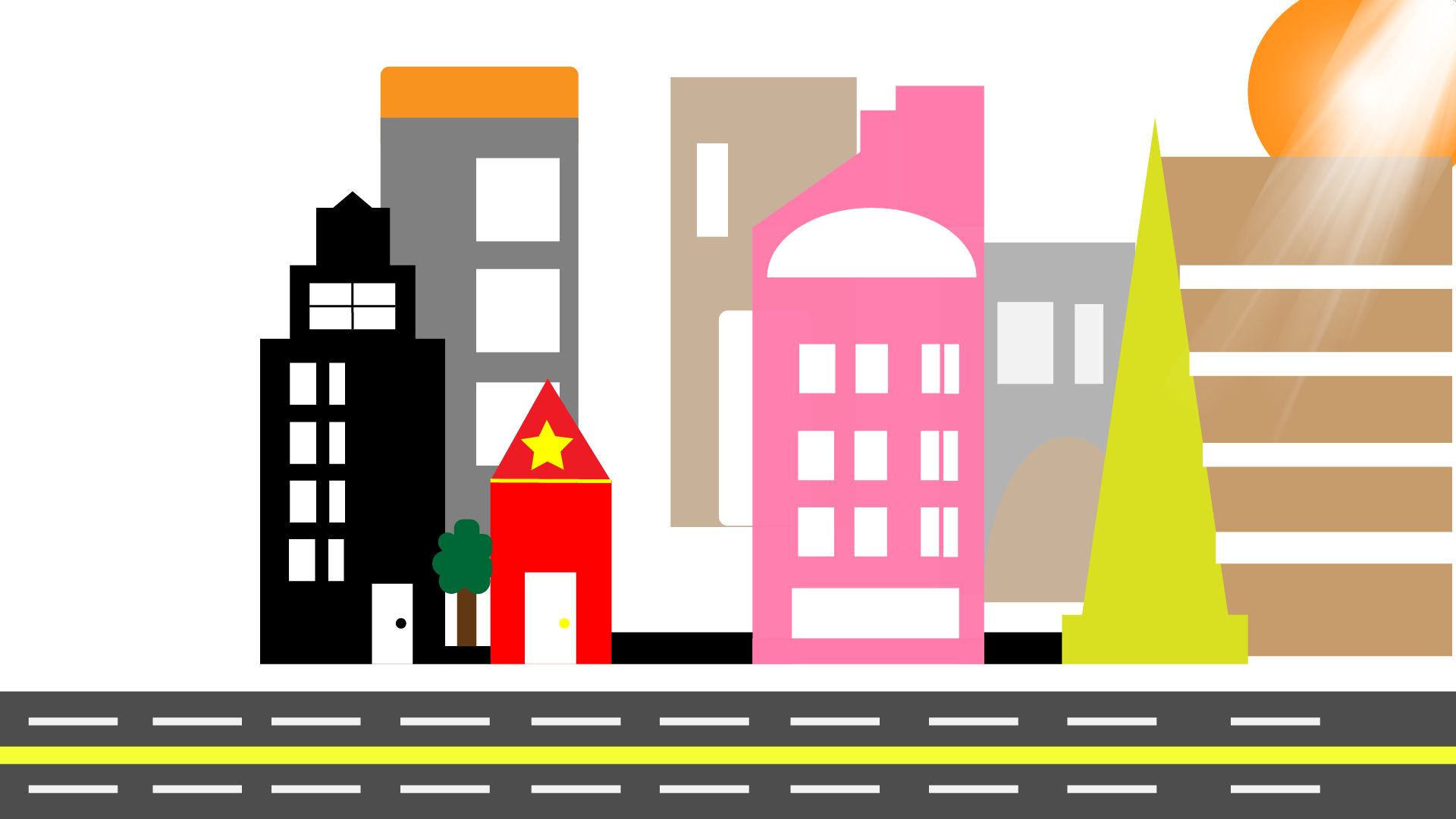 city vector