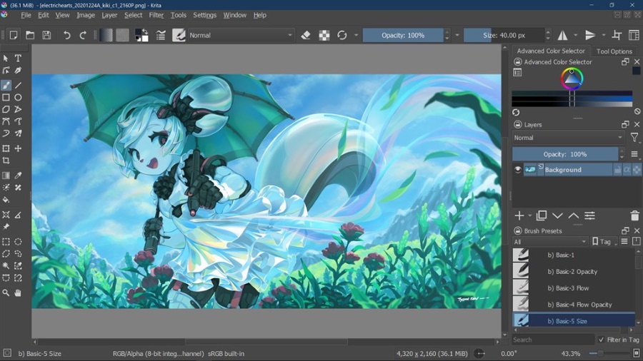 Phần mềm hữu ích trong Digital Painting - Krita