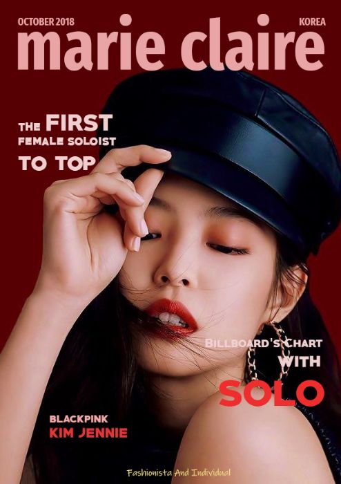 MARIE CLAIRE KIM JENNIE