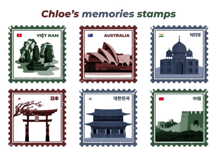 Stamps collection