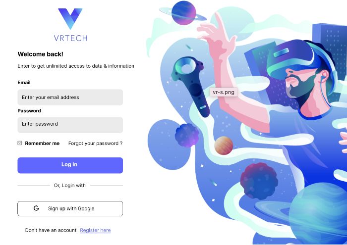 BTVN B1 - UI Design - Login Page