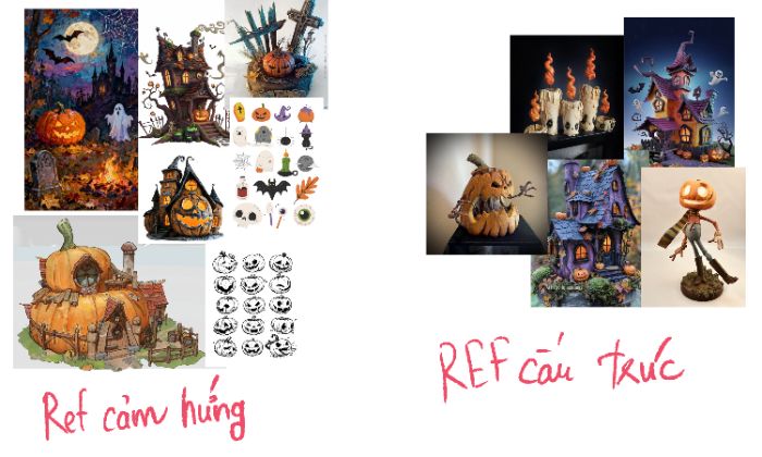 Moodboard bài tập giữa khóa