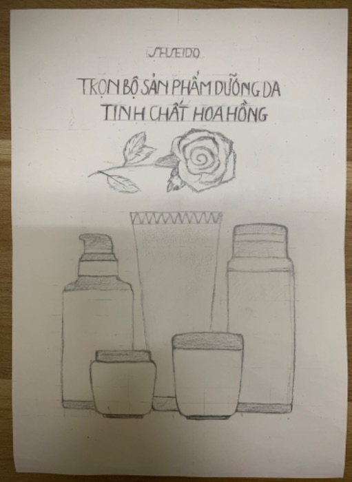 Trọn bộ sản phẩm dưỡng da tinh chất hoa hồng